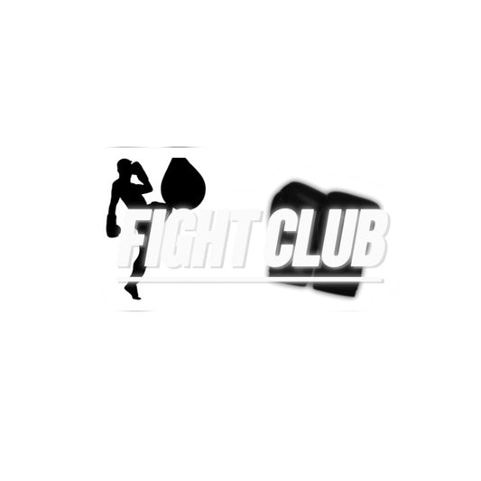 Fight Club Kiss-Cut Stickers - Motivational Decals for Gym Enthusiasts, Workout Decor, Locker Accessories, Gift for Fighters, Strength [...]